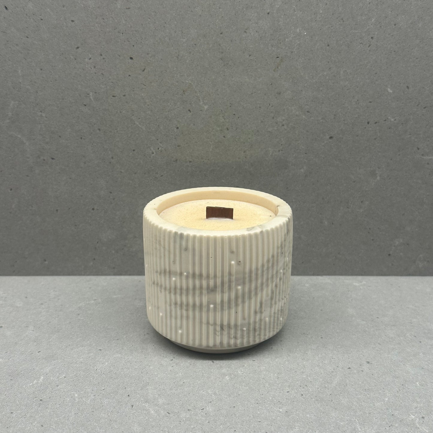 Candle in unique jar