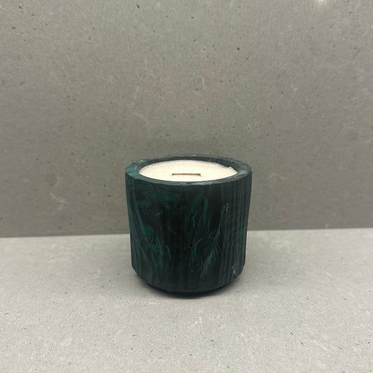 Candle in unique jar