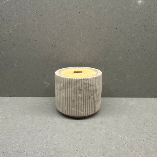 Candle in unique jar