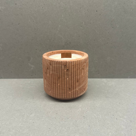 Candle in unique jar