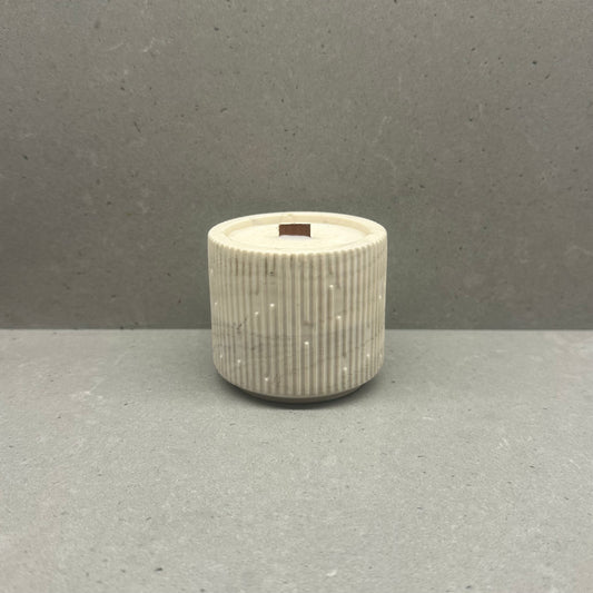 Candle in unique jar