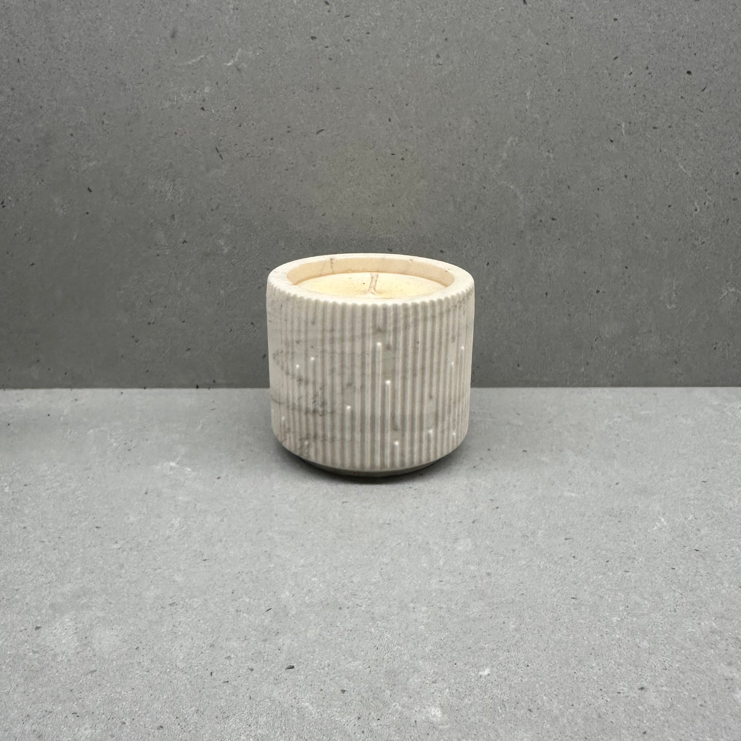 Candle in unique jar