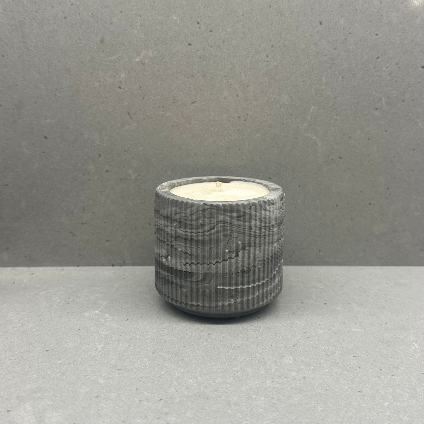 Candle in unique jar