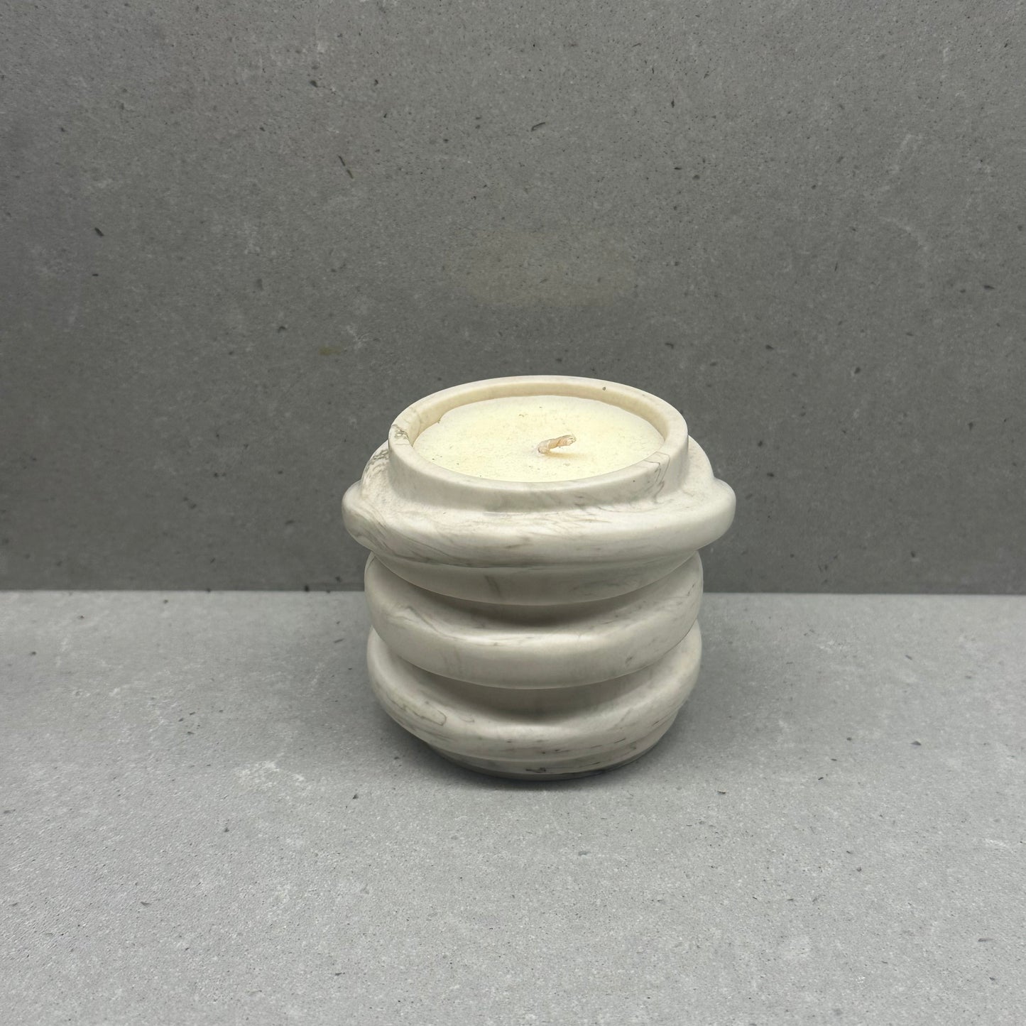 Candle in unique jar