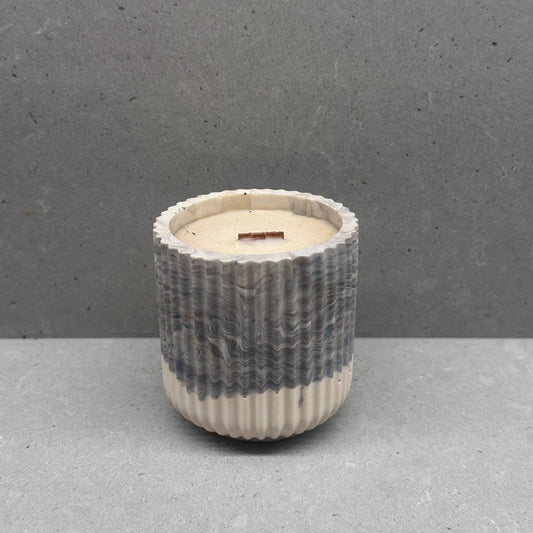 Candle in unique jar