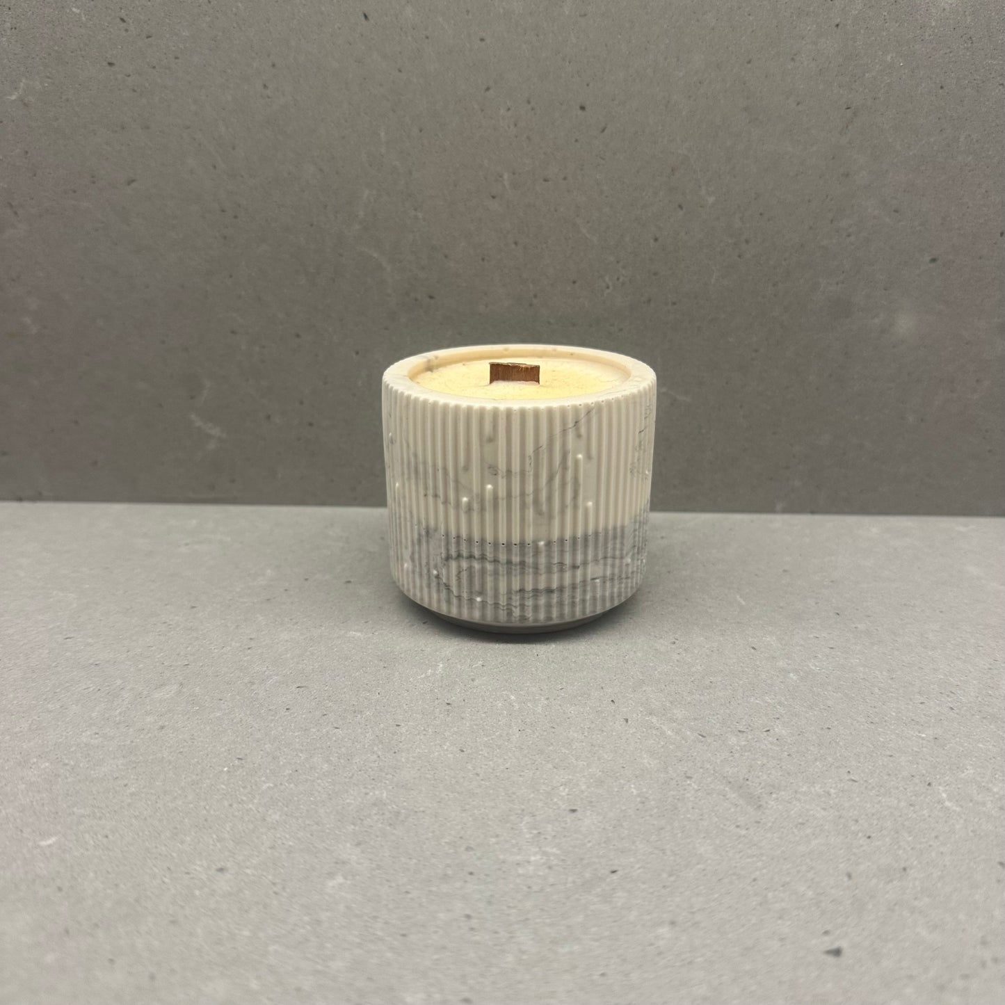 Candle in unique jar