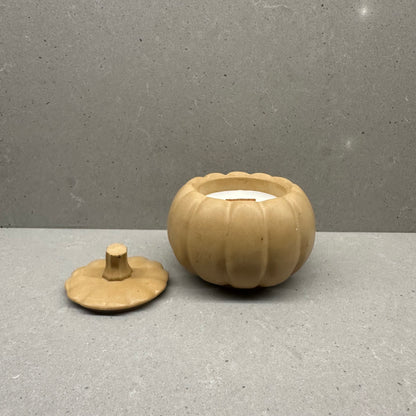Pumpkin candle