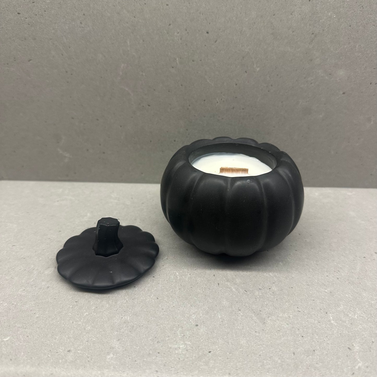 Pumpkin candle