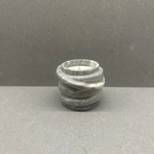 Candle in unique jar