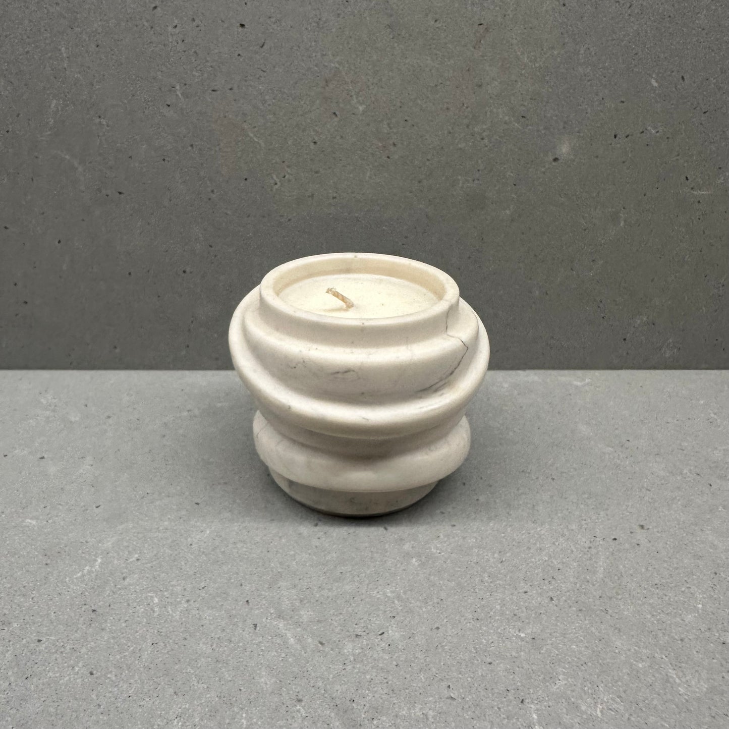 Candle in unique jar