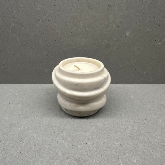 Candle in unique jar