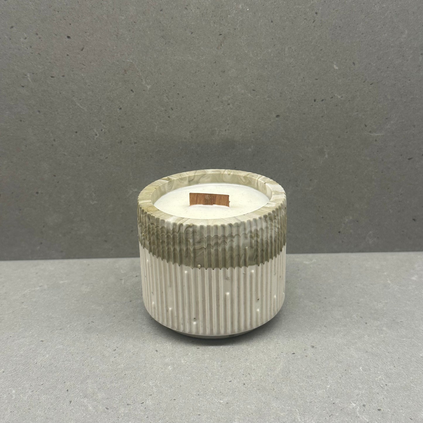 Candle in unique jar