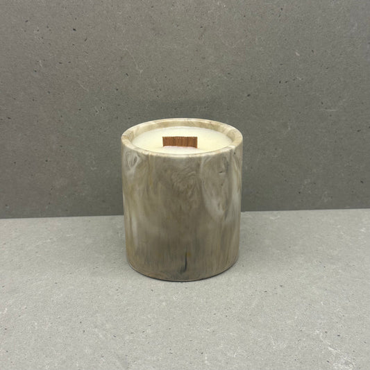 Candle in unique jar