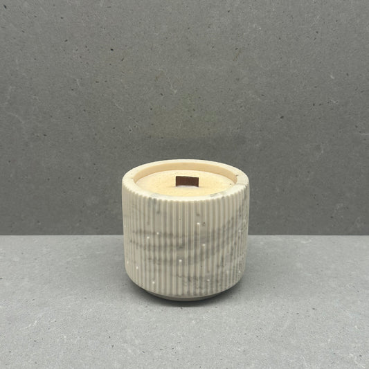 Candle in unique jar