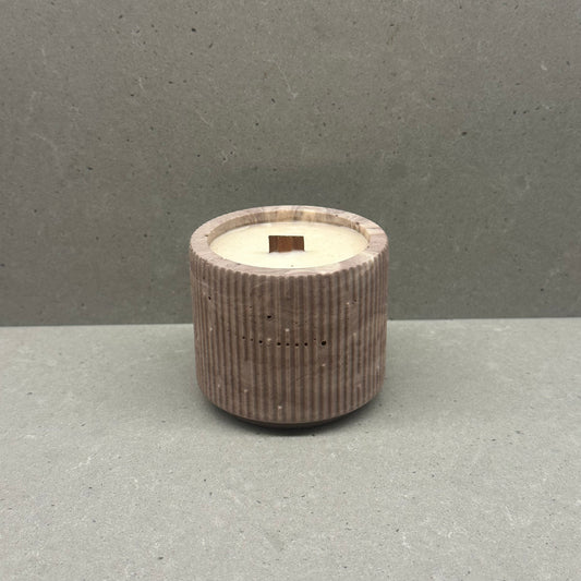 Candle in unique jar